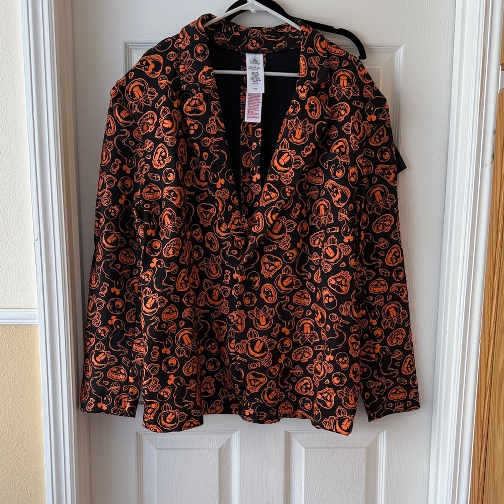 Disney Black and Orange Pumpkin Blazer
